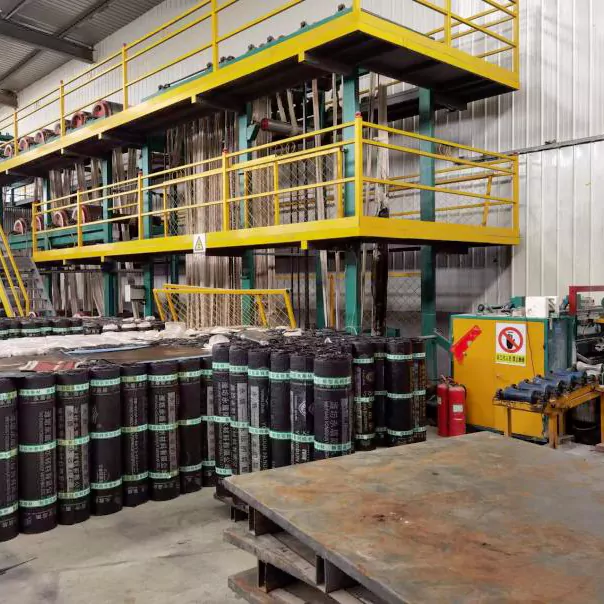 Linea di produzione di membrane impermeabili autoadesive in HDPE